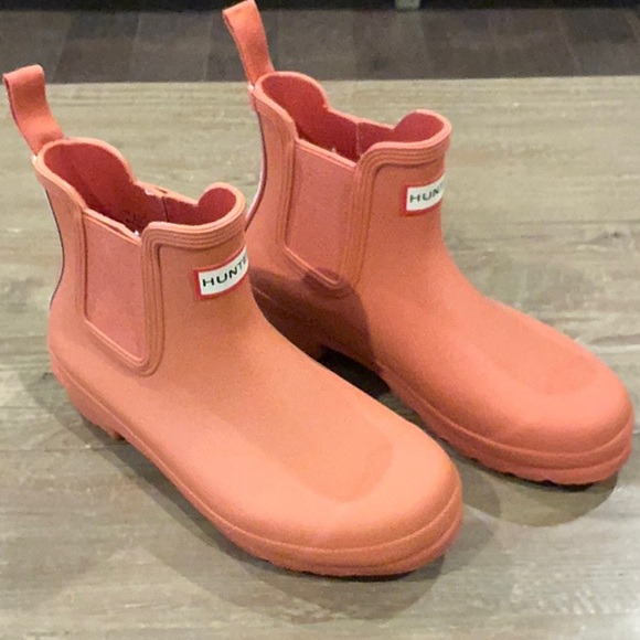 Hunter Shoes - Hunter orange Chelsea  Rain Boots